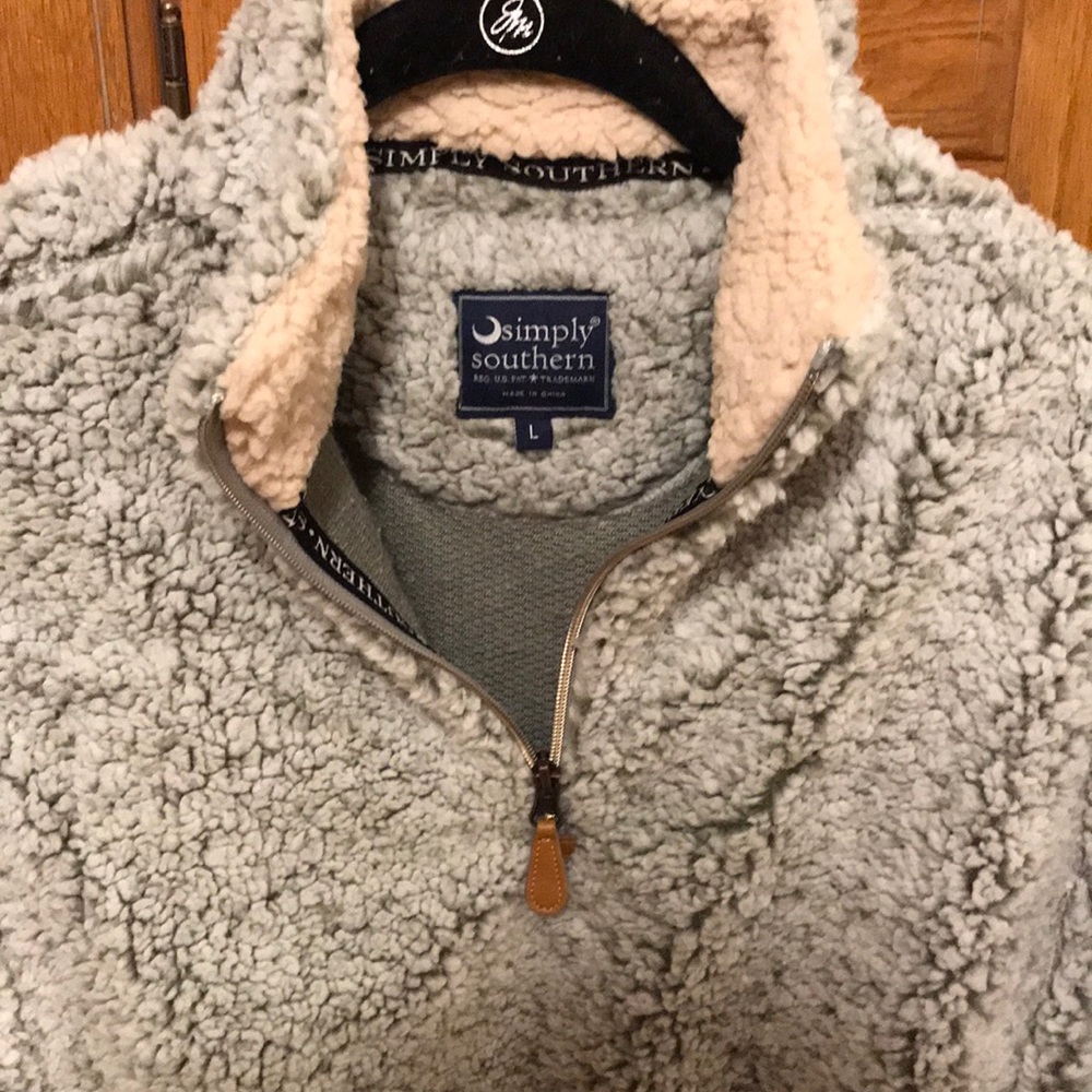 Large Simply Southern Sherpa Pullover